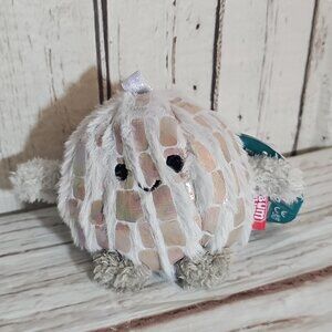 BumBumz Groovy Bumz Demi the Disco Ball Beanbag Plush Russ gray silver 4.5"